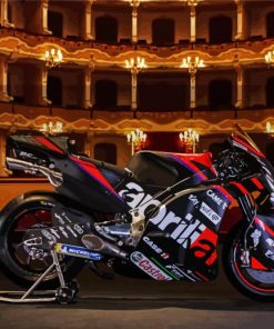 Aprilia Motorcycle Engine paint by number