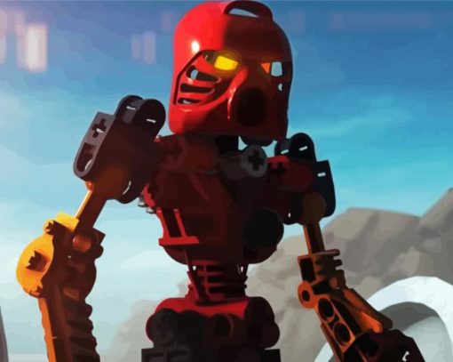 Bionicle Character paint by number