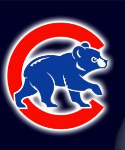 Chicago Cubs Logo paint by number