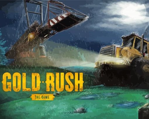 Gold Rush The Game paint by number