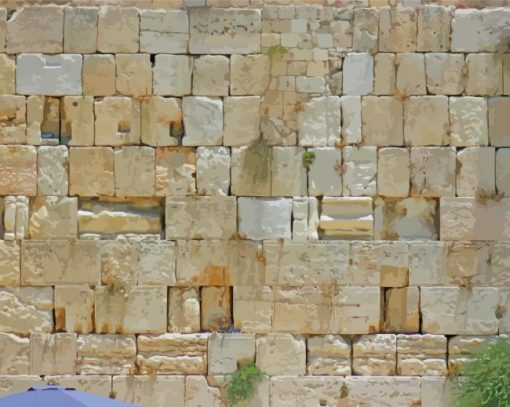 Jerusalem Wall paint by number