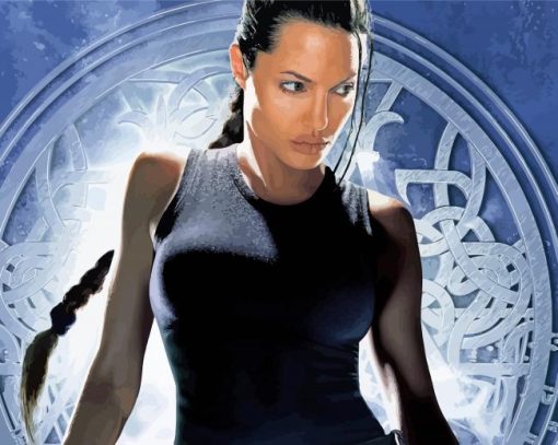 Lara Croft paint by number