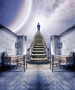 Last Stairs To Moon paint by number