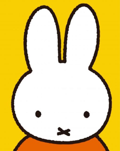 Miffy Animation Character paint by number