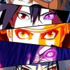 Naruto Eyes Characters paint by number