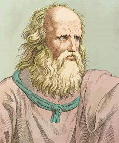 Philosopher Plato paint by number