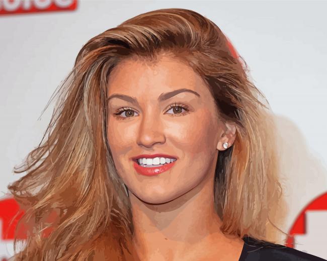 The Beautiful Amy Willerton paint by number