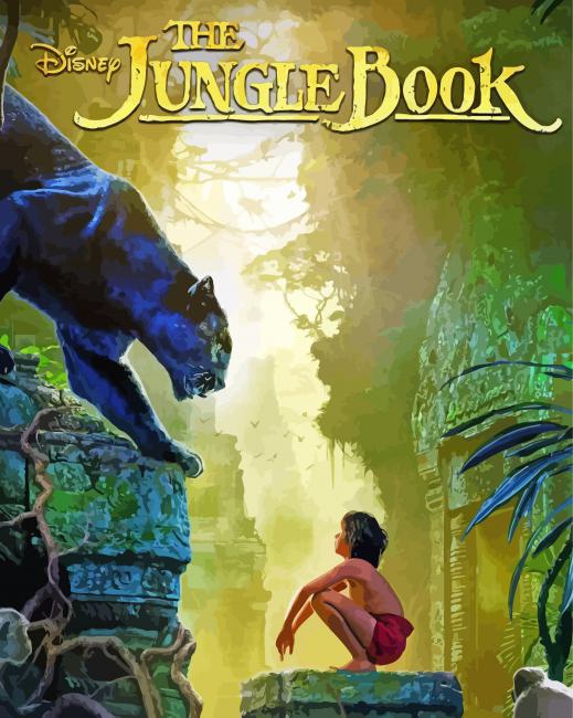 The Jungle Book Poster paint by number