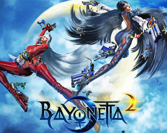 Bayonetta Game Poster paint by number