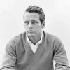Black And White Paul Newman paint by number