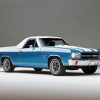 Blue Elcamino paint by number