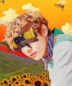 Flower Boy Art paint by number