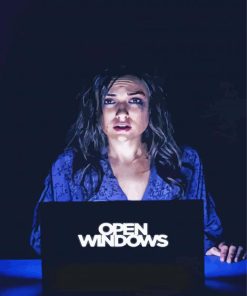 Open Windows Movie Poster paint by number