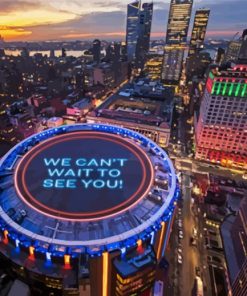 We Cant Wait To See You Madison Square Garden paint by number