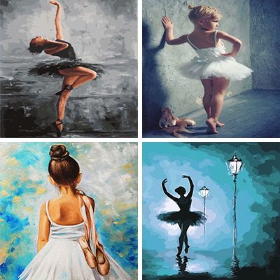 BALLERINA painting by numbers