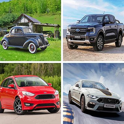 ford cars painting by numbers