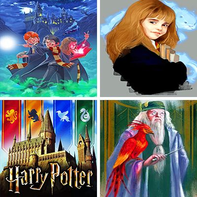 Hogwarts painting by numbers