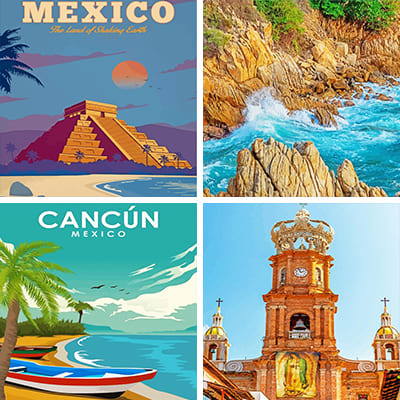 Mexico painting by numbers