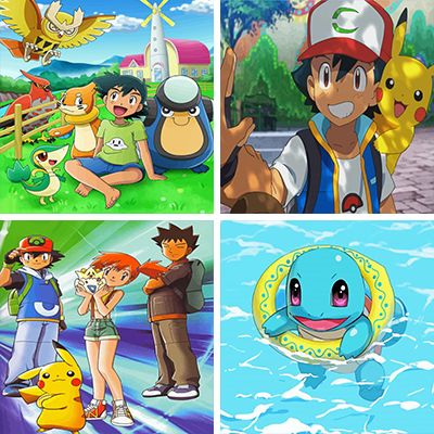 Pokemon anime painting by numbers