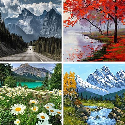 scenery painting by numbers