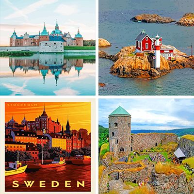 Sweden painting by numbers