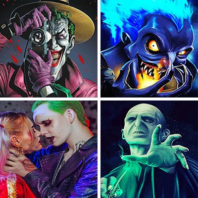 villains painting by numbers
