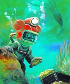 Leagues Under The Sea Art paint by number
