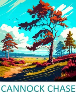 Cannock Chase Poster Paint By Numbers