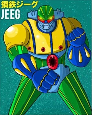 Jeeg Robot Poster Paint By Numbers 