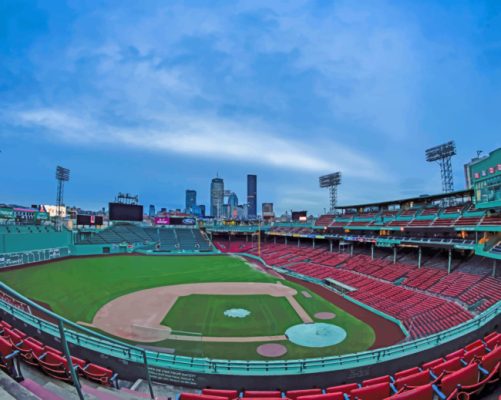 Fenway Park Massachusetts Paint By Numbers 