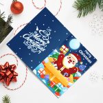 Painting By Numbers Christmas Card