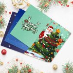 Painting By Numbers Christmas Card