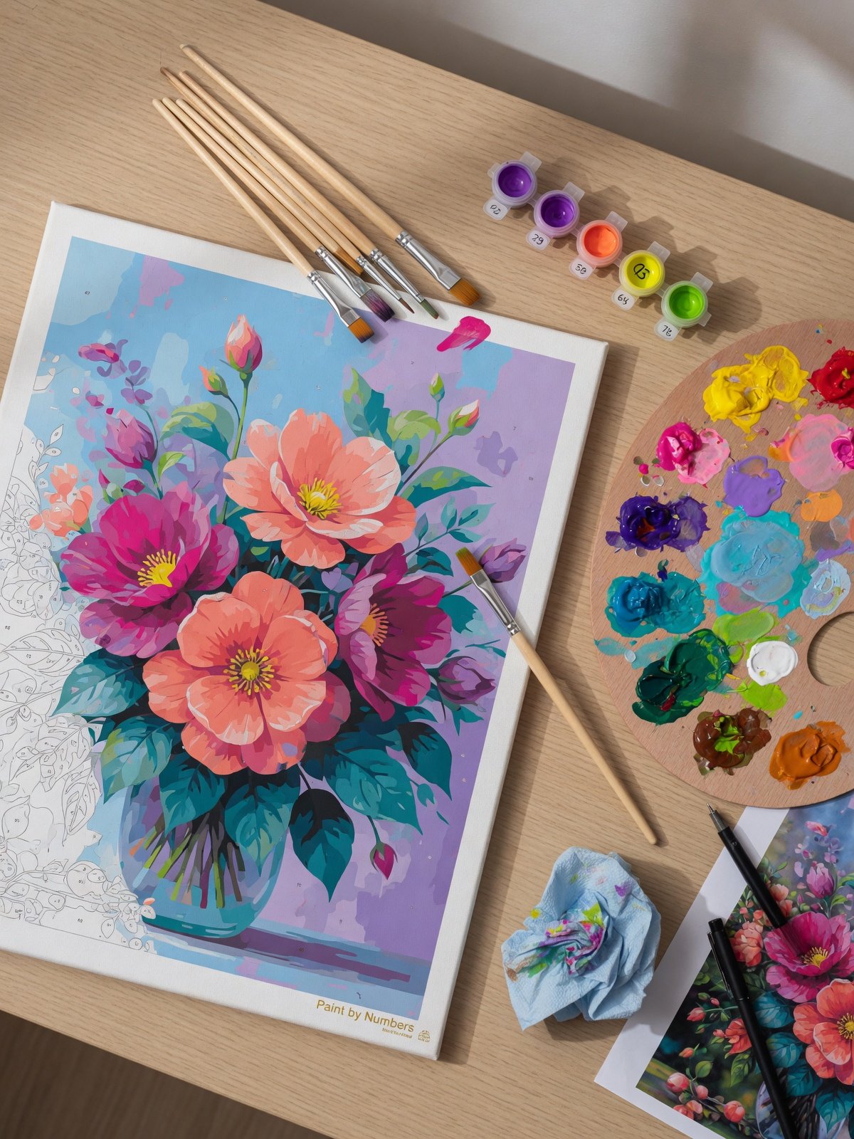 How to make paint by numbers look professional