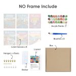 Mini Paint by Numbers Series 'Cities' Frameless